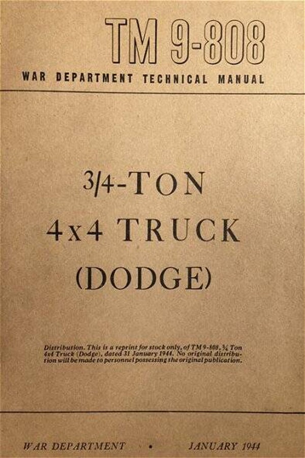TM9-808 DODGE