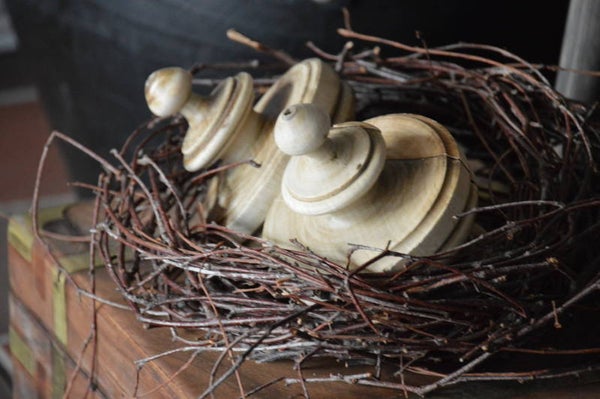 UNIEKE set houten tollen