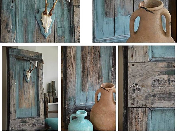 OUDE boeren schuurdeur GERSERVEERD voor project