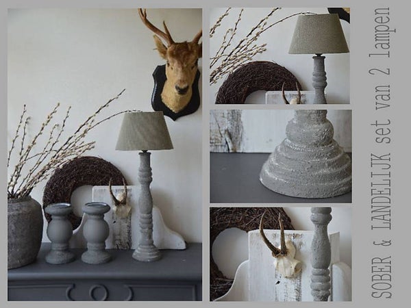 Set van 2 lampen LANDELIJK & S O B E R 