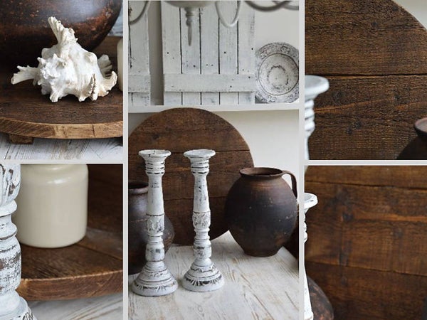 HOUTEN ronde tray op bestelling