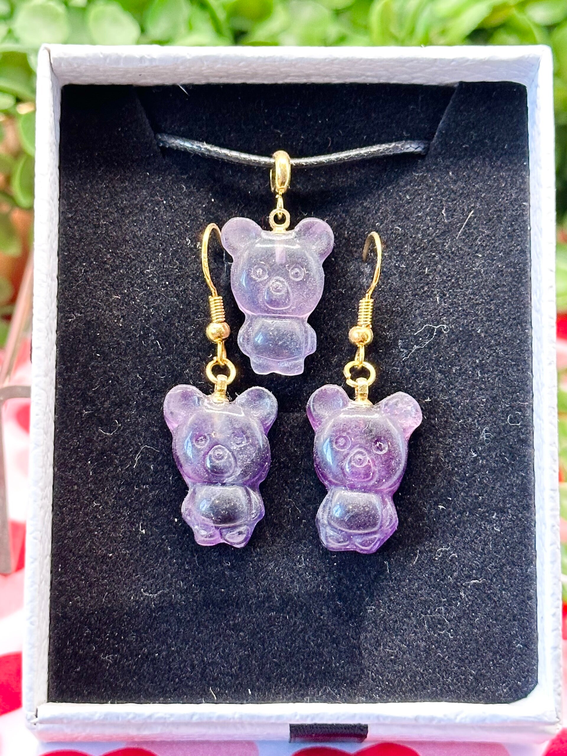 Fluorite Bear Set