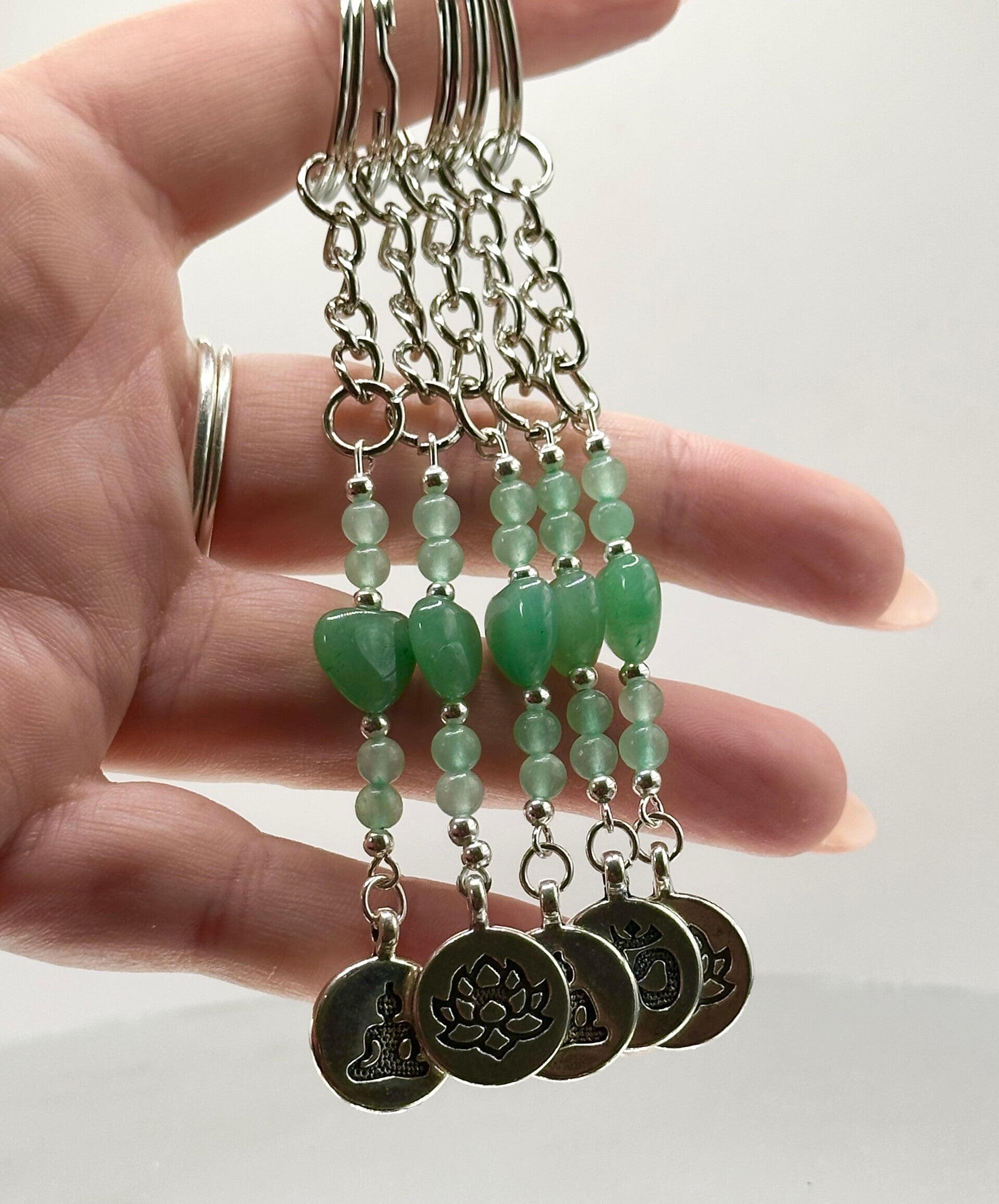 Green Aventurine Keychain