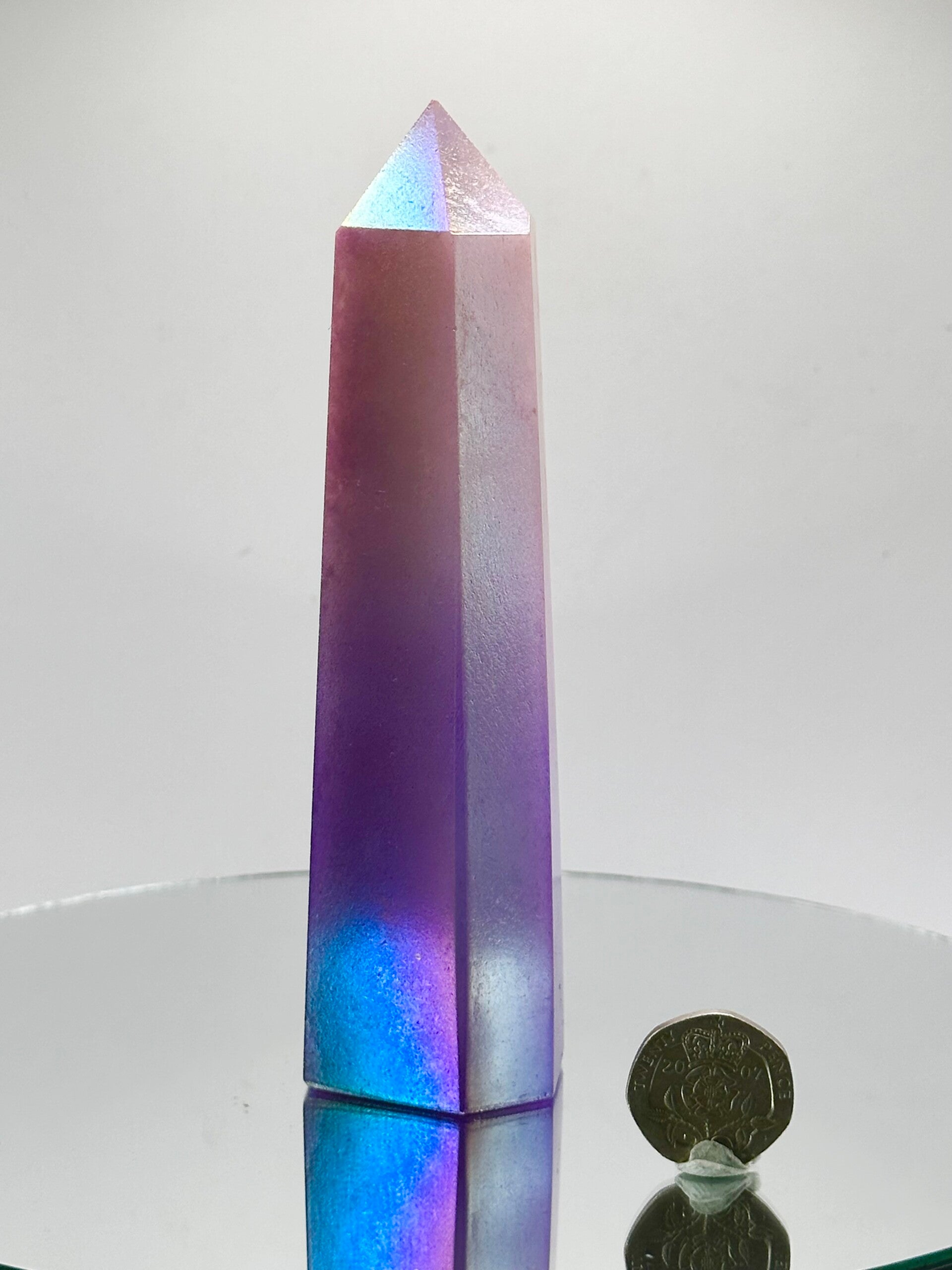 Aura Clear Quartz Tower