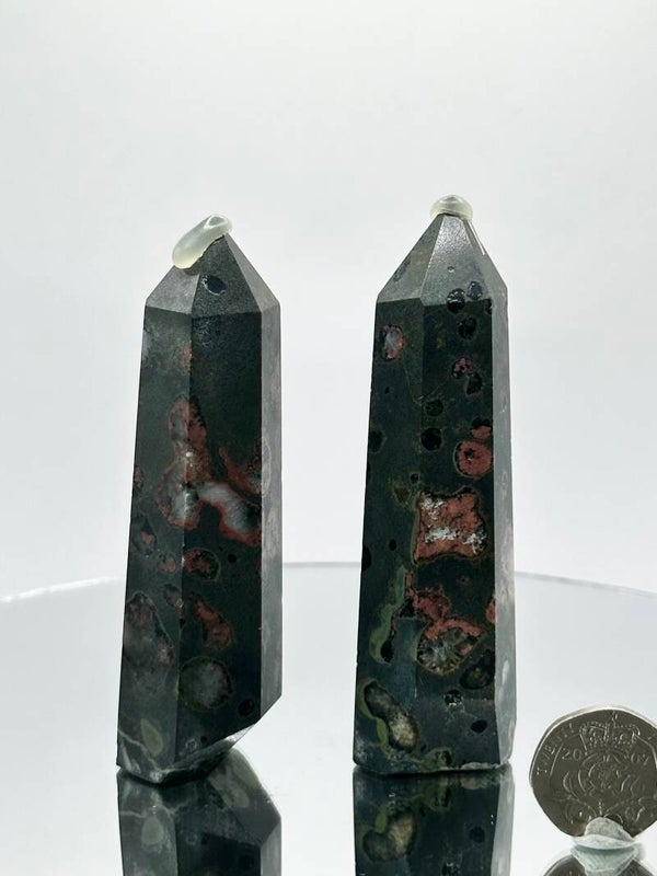 Plum Blossom Jasper Tower