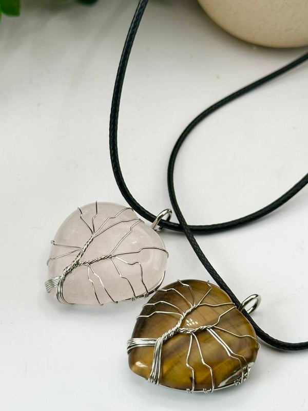 Crystal Heart Pendant Necklaces