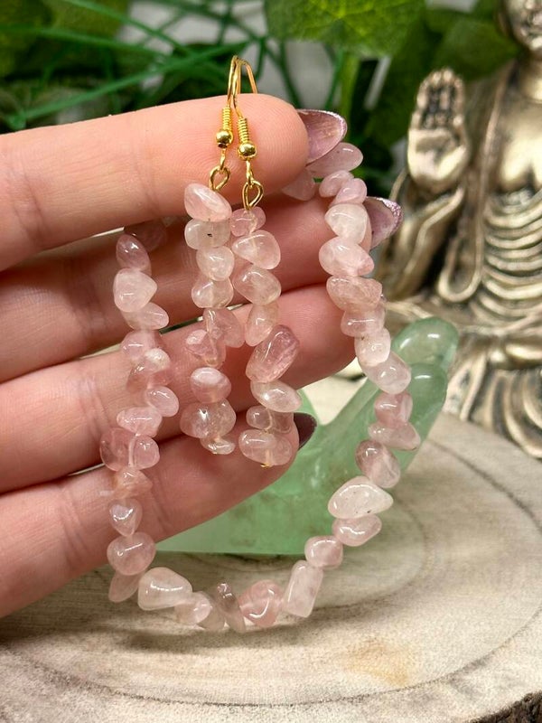 Crystal Chipped Earrings S925