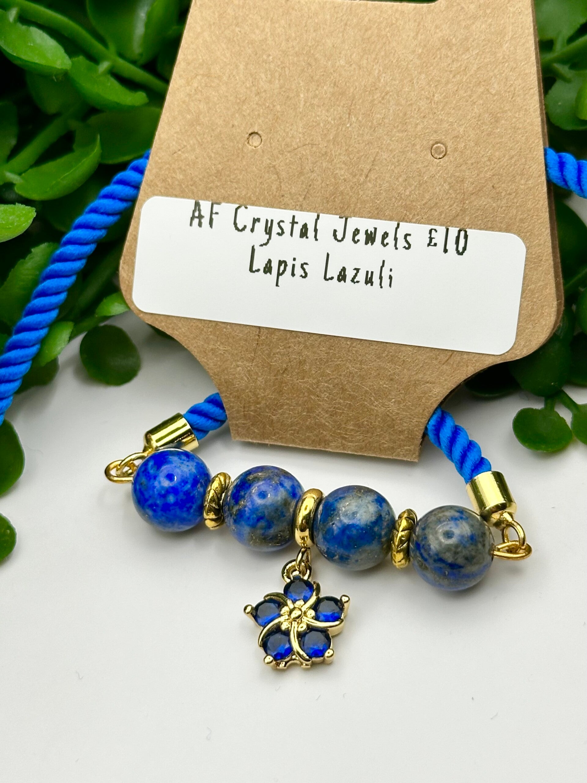 Lapis Lazuli Slider Bracelet