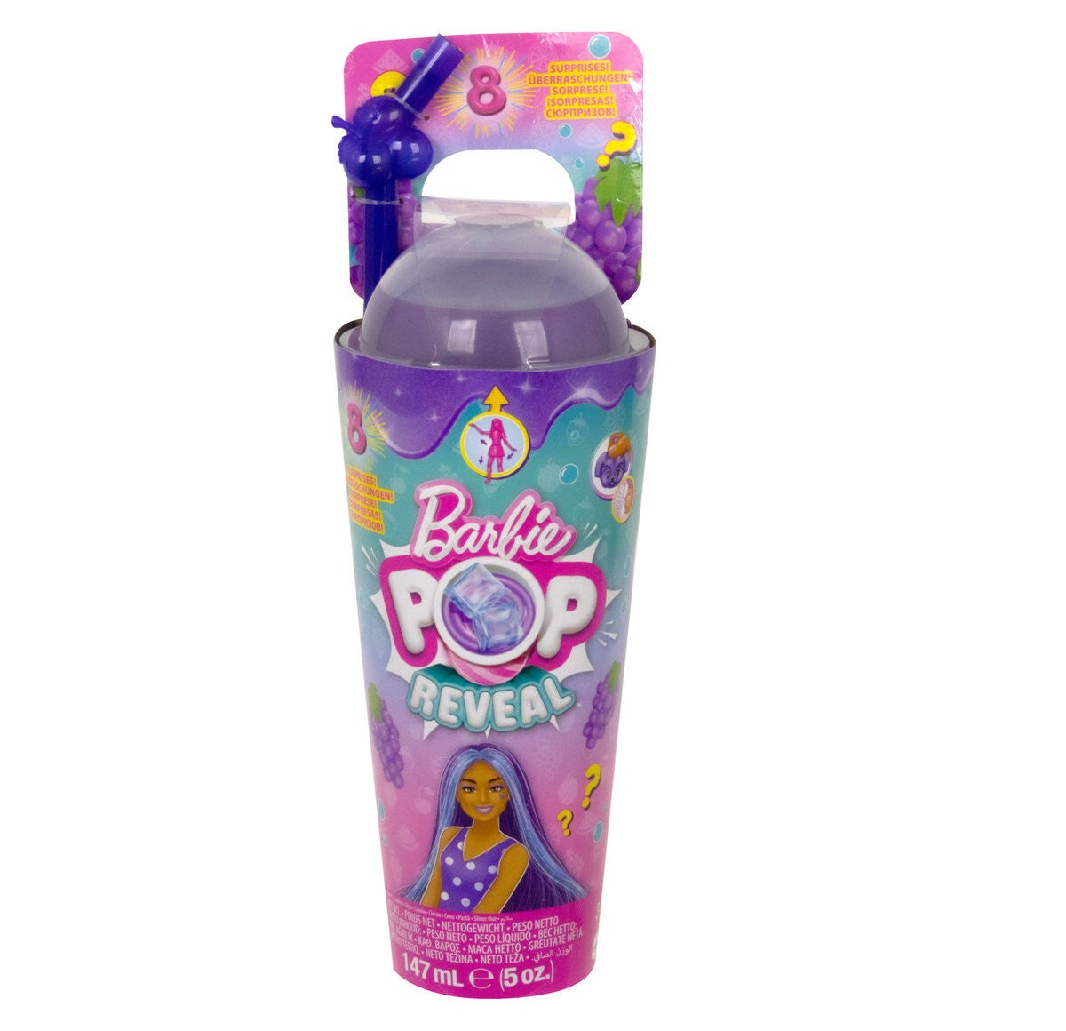 Lalka Barbie Pop Reveal Juicy Fruit Winogrono HNW44