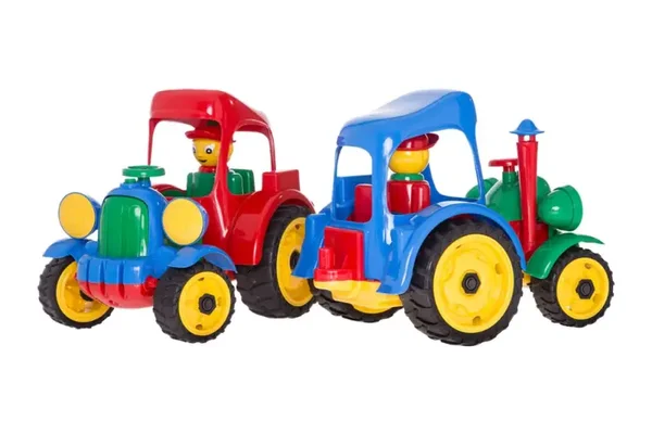 Traktor sterowanie kierownicą gumowe koła