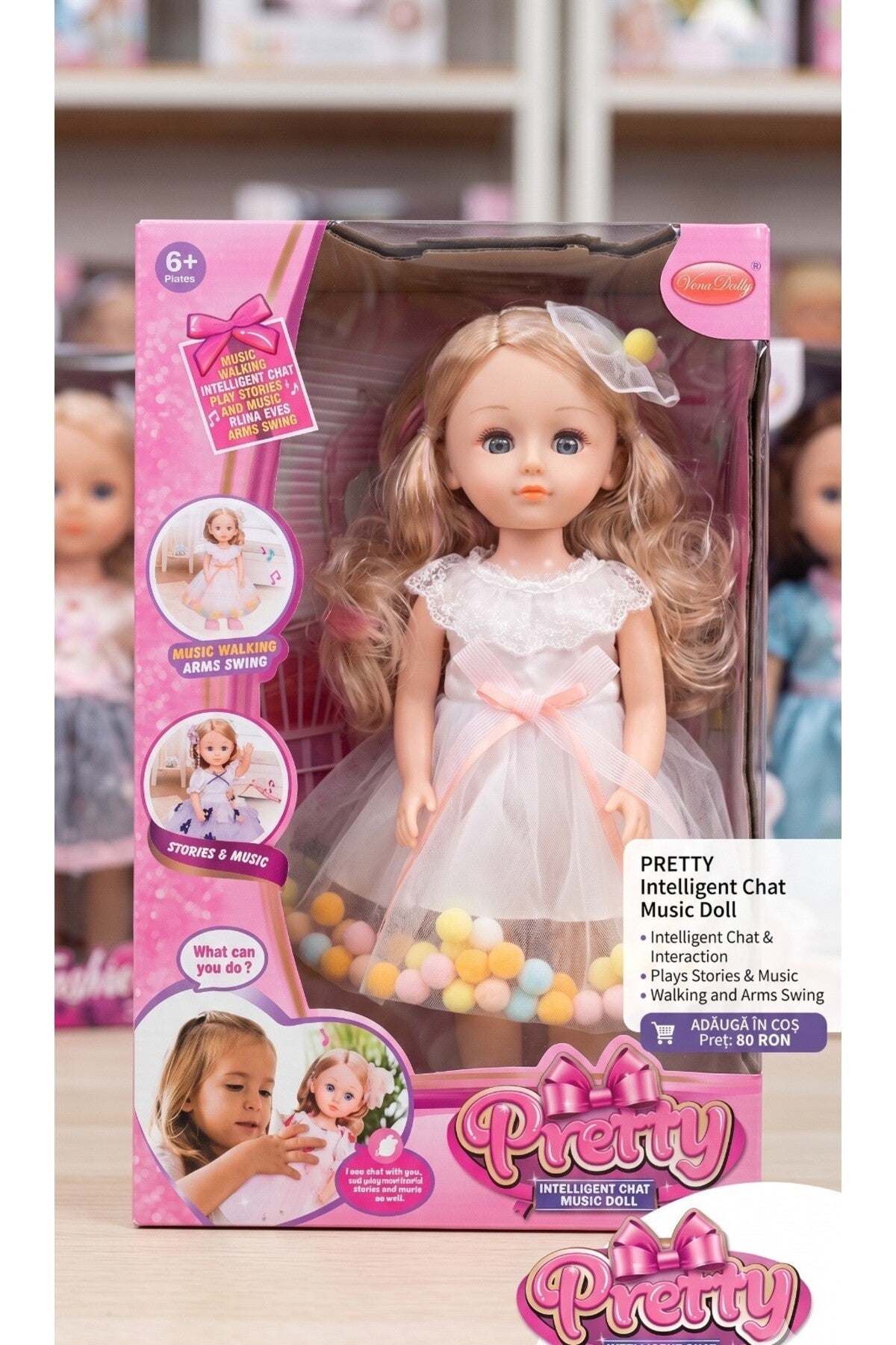 Lalka Interaktywna Pretty – Intelligent Chat & Music Doll