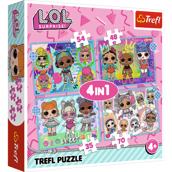 Poznaj laleczki puzzle 4w1