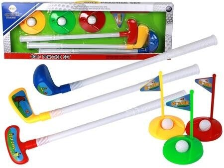 Gra mini golf z kijami 12el LeanToys