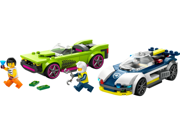 LEGO City 60415 Pościg radiowozu za muscle carem