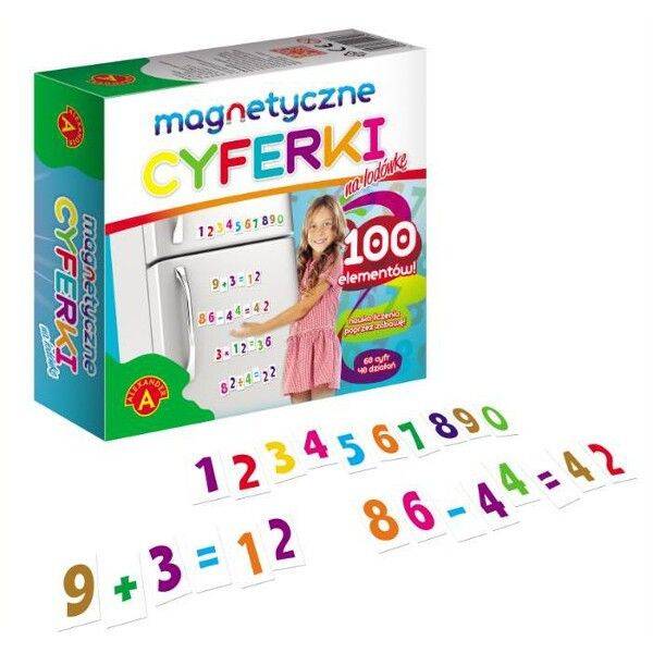 Magnetyczne Cyferki na Lodówkę Alexander