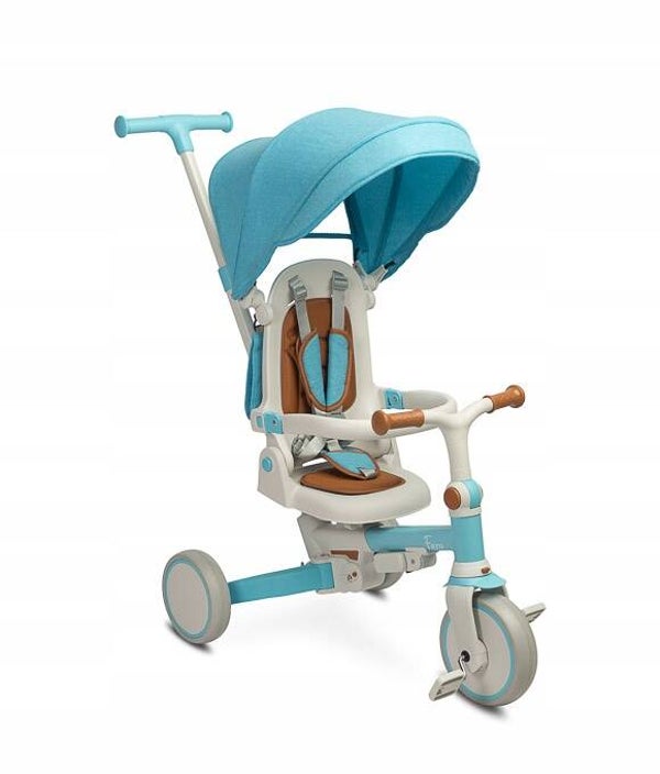 Toyz by Caretero Faro 3w1 rowerek trójkołowy spacerowy biegowy BLUE