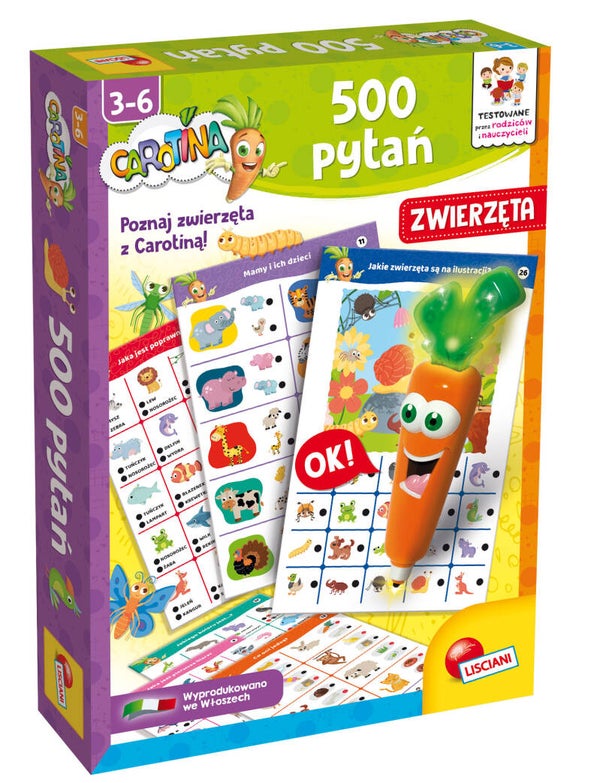 Gra Carotina. 500 pytań. Zwierzęta