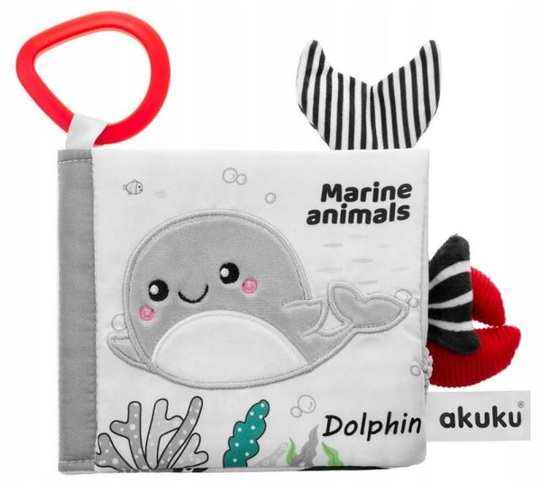 Miękka KSIĄŻECZKA SENSORYCZNA kontrastowa