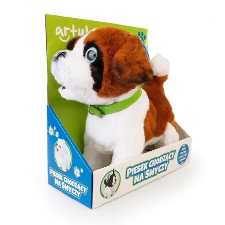 Artyk, Piesek chodzący na smyczy, maskotka interaktywna