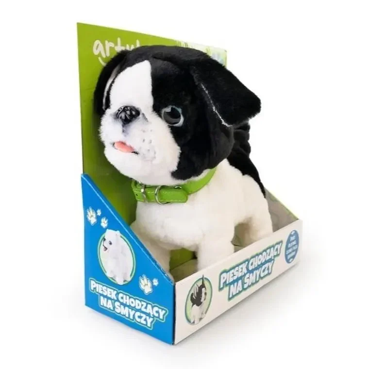 Artyk, Piesek chodzący na smyczy, maskotka interaktywna