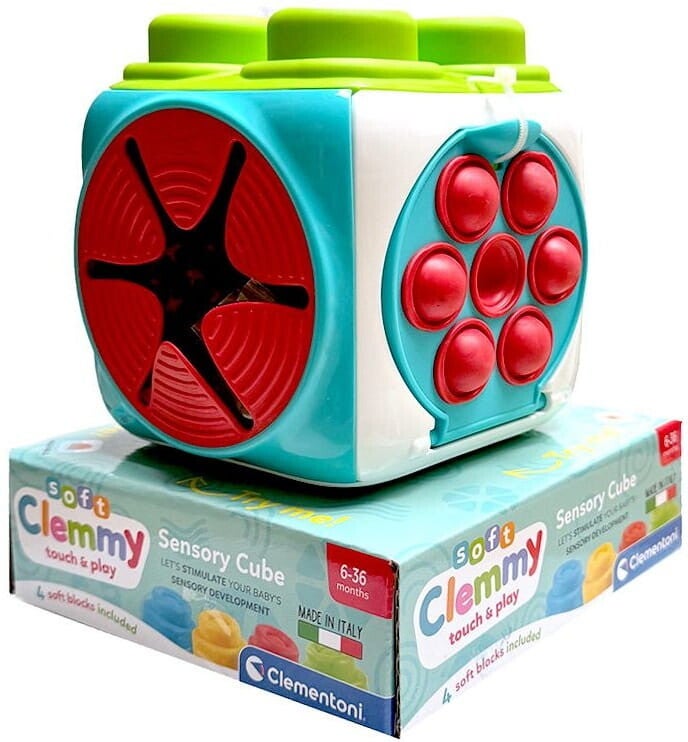 CLEMENTONI 17902 CLEMMY Kostka sensoryczna