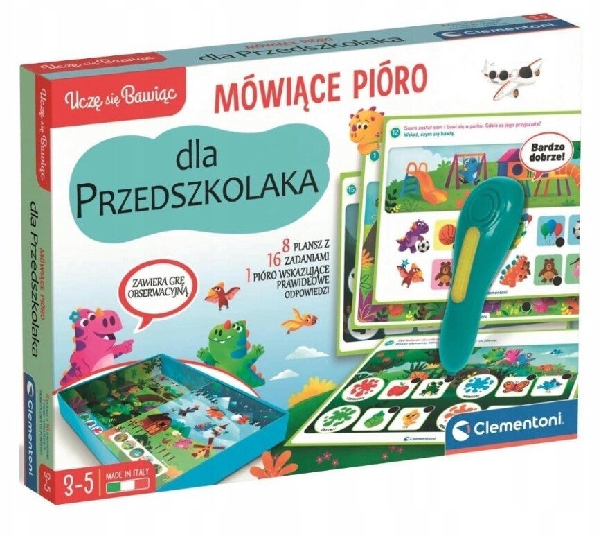 CLEMENTONI 50390 MÓWIĄCE PIÓRO DLA PRZEDSZKOLAKA
