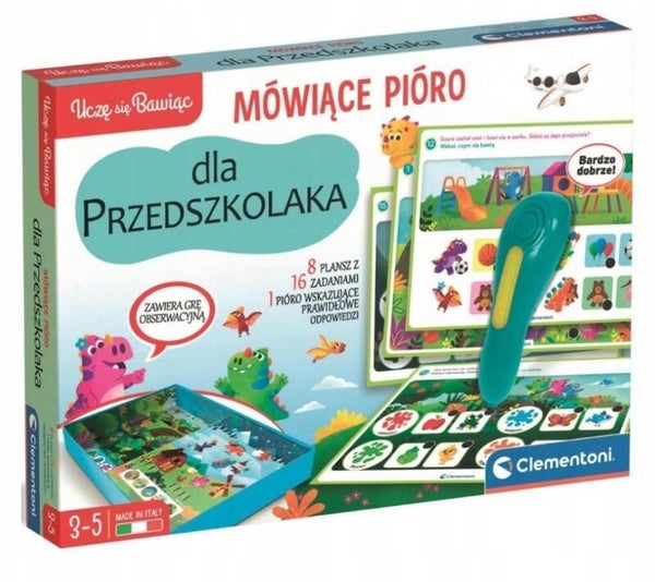 CLEMENTONI 50390 MÓWIĄCE PIÓRO DLA PRZEDSZKOLAKA