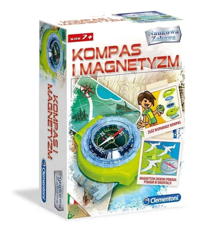 Clementoni, Kompas i magnetyzm, zestaw naukowy
