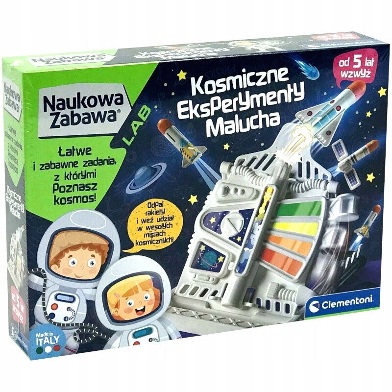 CLEMENTONI KOSMICZNE EKSPERYMENTY MALUCHA ZESTAW