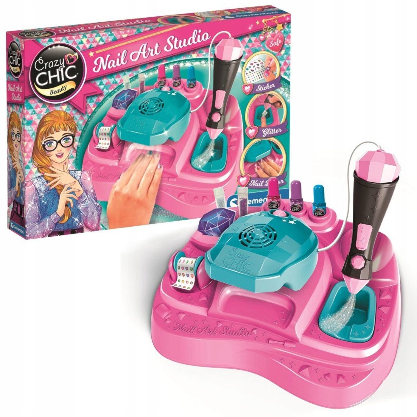 Crazy Chic Crazy studio paznokci Clementoni