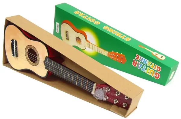 Gitara strunowa drewniana w pudełku