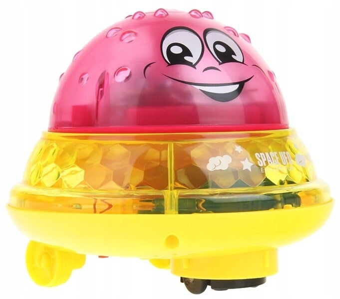 Fontanna Ośmiornica Ufo do Kąpieli Tryska Wodą Jeździ Świeci Dźwięk 2w1 LED