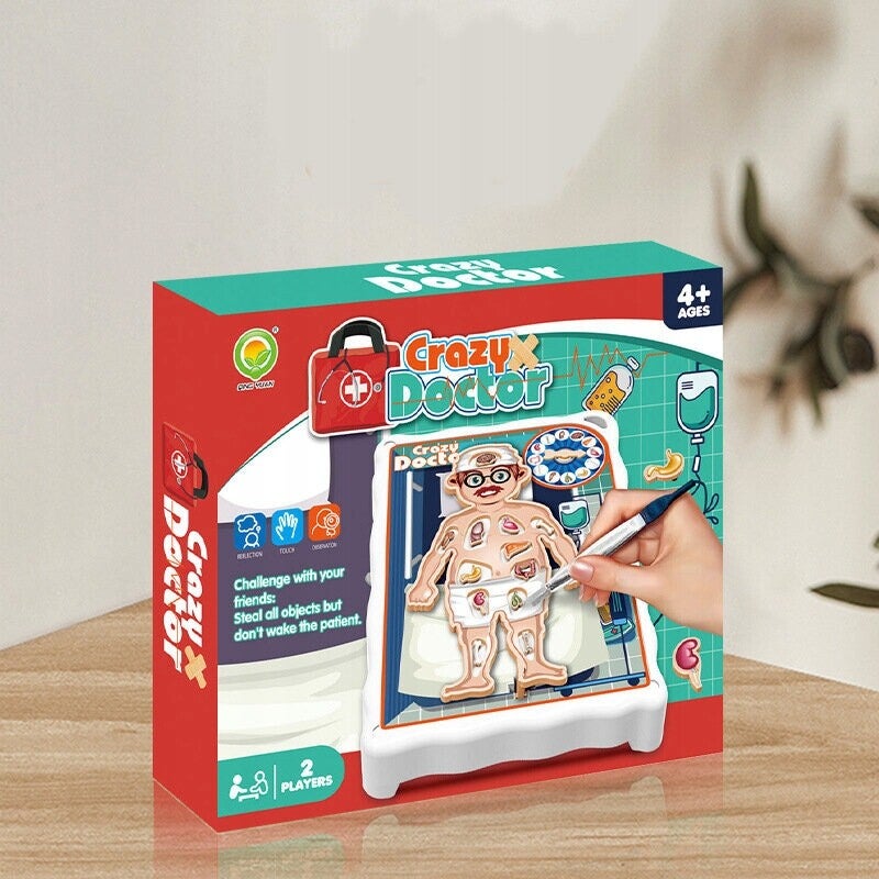 GRA ZRĘCZNOŚCIOWA SZALONY DOKTOR CHIRURG OPERACJA