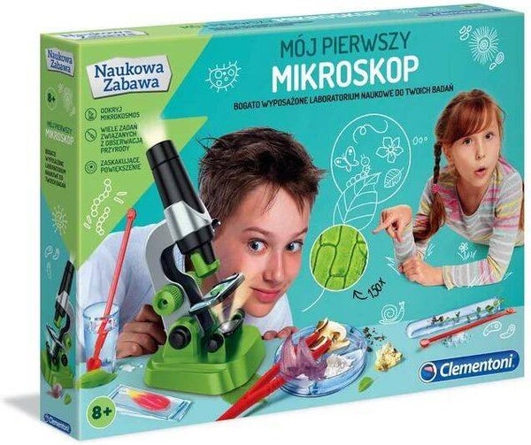 Zestaw Naukowy Mój Pierwszy Mikroskop Clementoni