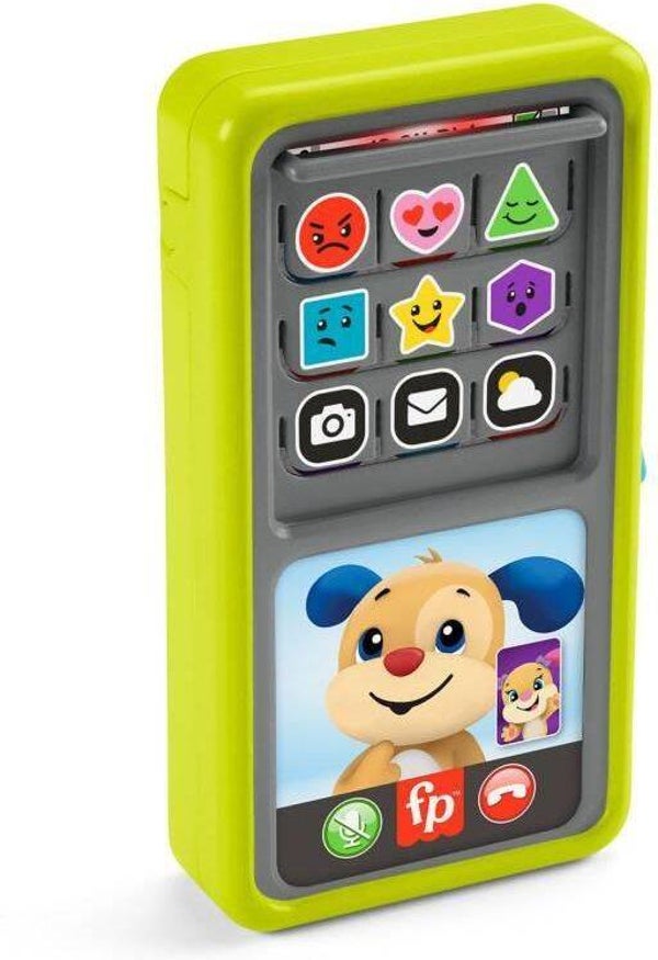 Fisher Price „Ucz się i śmiej!”  Smartfonik 2w1 „Przesuwaj i ucz się” HNL43