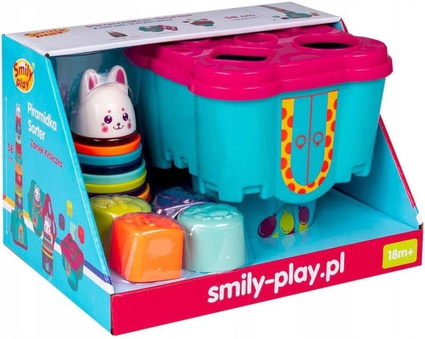 Piramidka Sorter Zamek Króliczka Smily Play