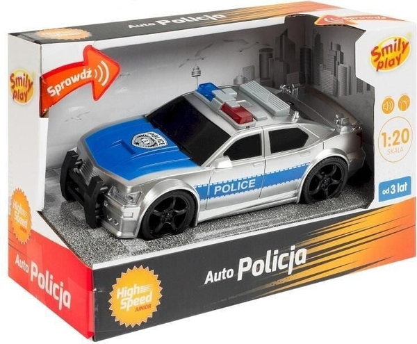 Samochód policja radiowóz 1:20