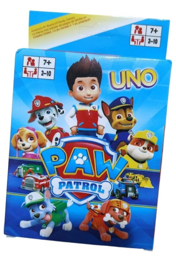 Karty uno psi patrol