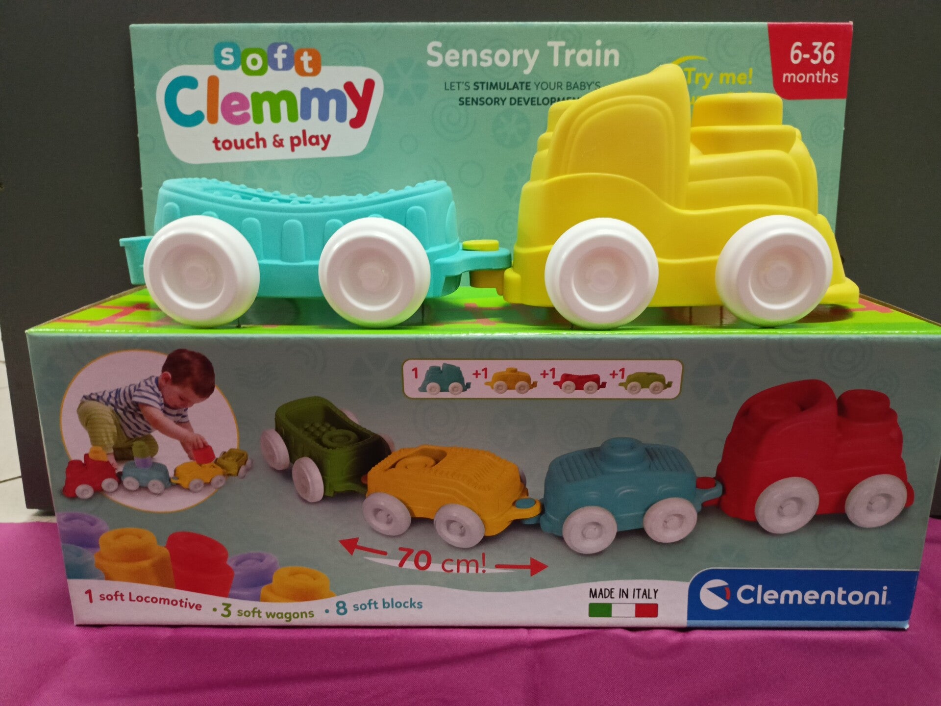 Clemmy Pociąg Sensoryczny Clementoni