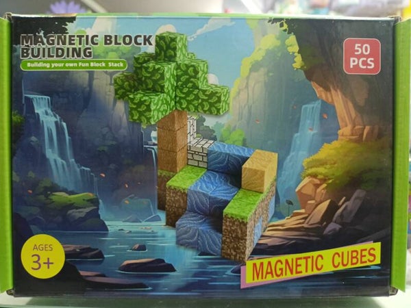 Klocki Magnetyczne Magnetic Cubes 50 el.