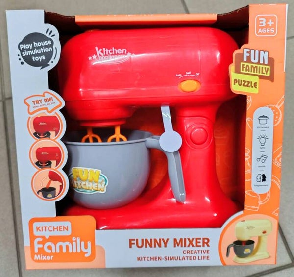 Czerwony Mikser Kuchenny dla Dzieci Funny Mixer