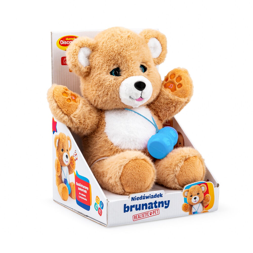 Interaktywny Niedźwiadek Brunatny Dumel Discovery z czujnikiem dotyku