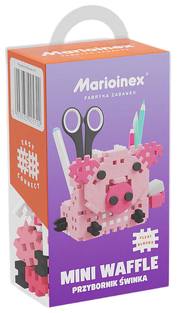 Klocki konstrukcyjne mini wafle 70ele. MARIOINEX