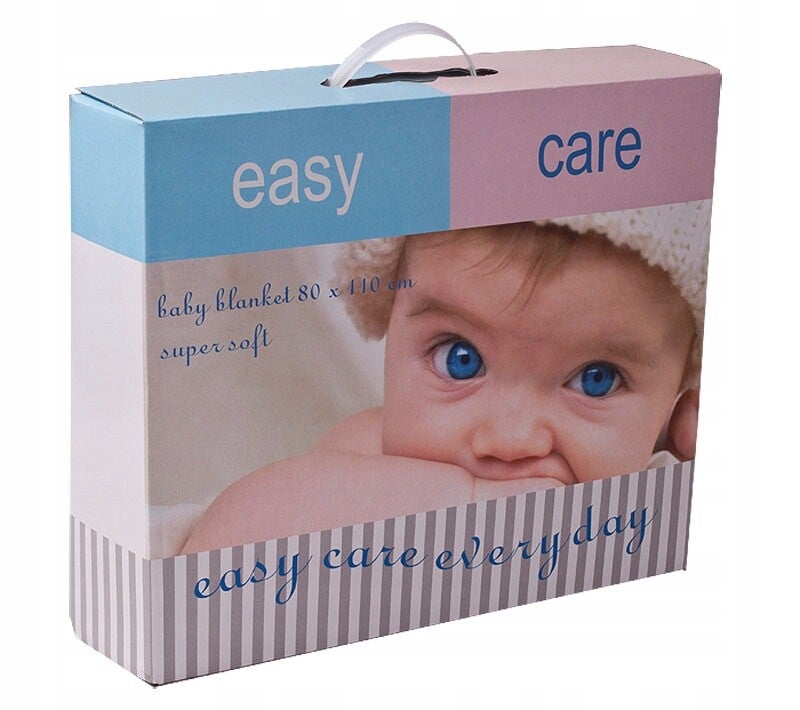 Kocyk niemowlęcy tłoczony gruby akrylowy 80x110 cm Koc dziecięcy kolor mix