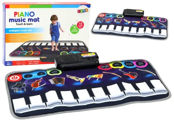 Mata muzyczna pianinko Lean Toys