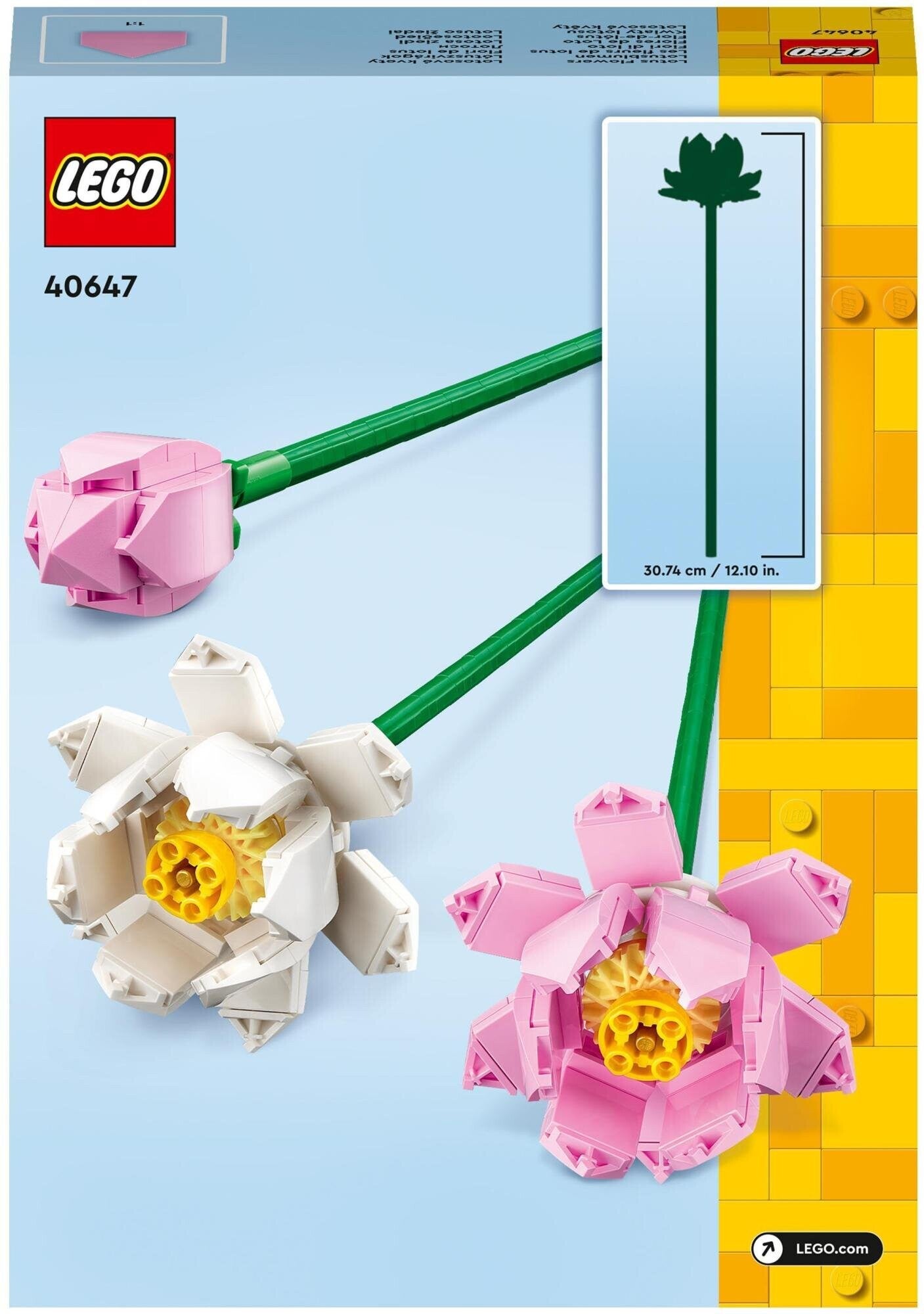 LEGO 40647 Botanicals Kwiaty Lotosu
