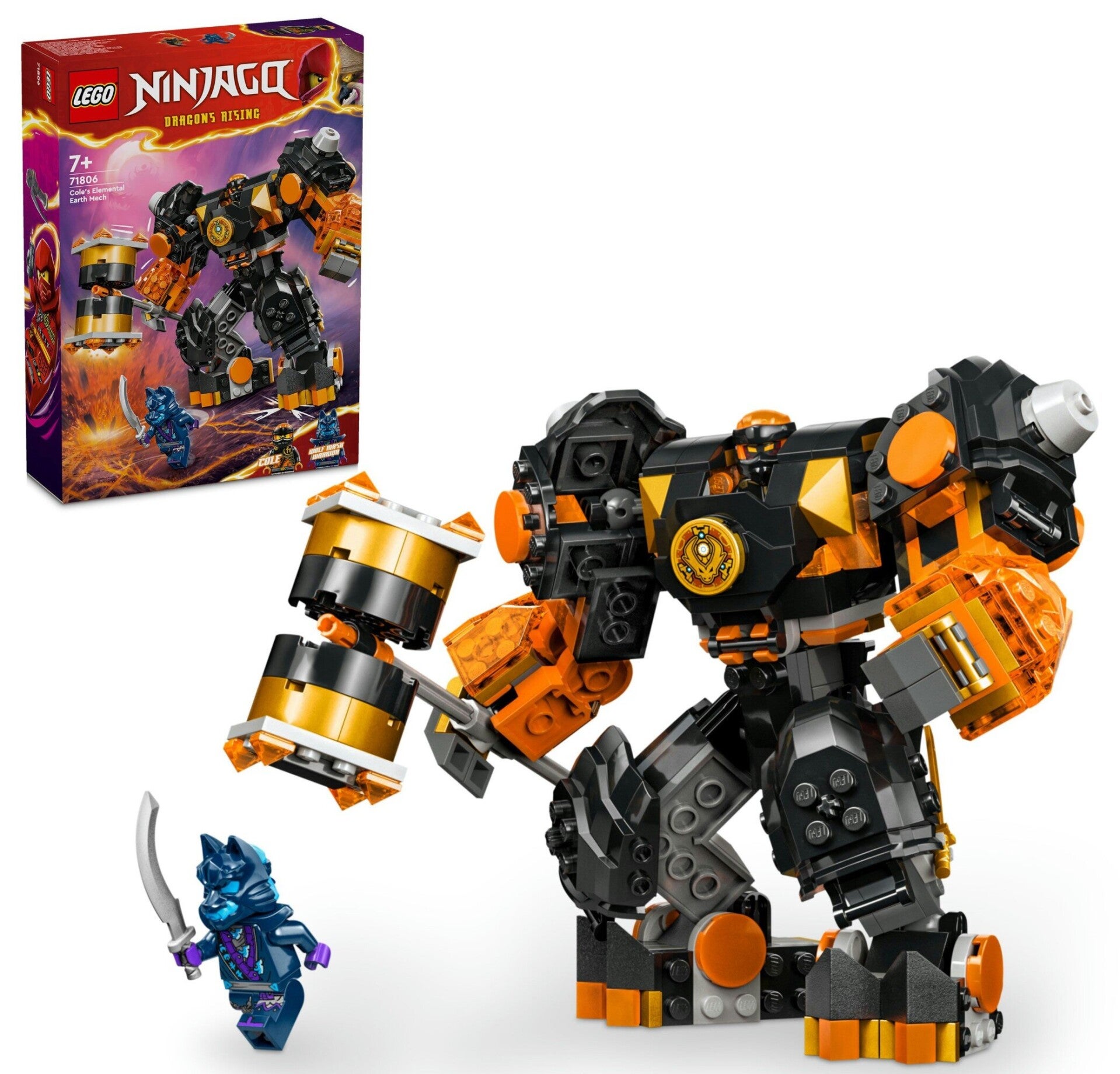 LEGO 71806 NINJAGO Mech żywiołu ziemi Cole’a