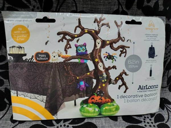 Balon foliowy stojący Halloween Straszne drzewo AirLoonz 130 cm