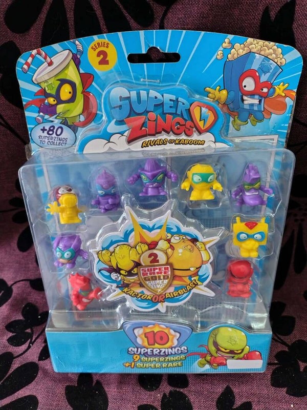 SUPER ZINGS SERIA 1 ZESTAW 10 FIGUREK 1 ZŁOTA