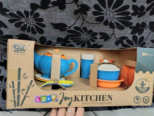 Ekologiczny Zestaw do Herbaty Joy Kitchen – Naczynia dla Dzieci Bio